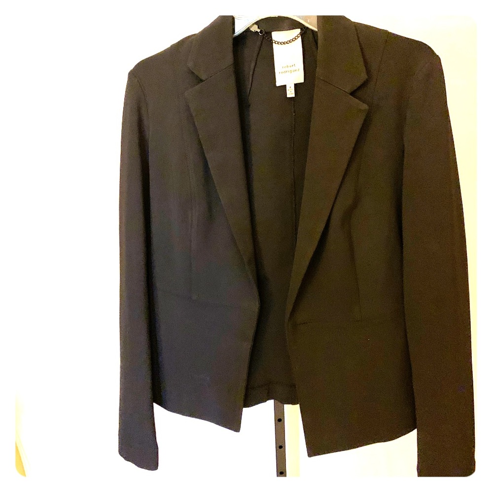 Robert Rodriguez black blazer